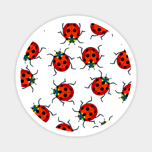 Ladybug pattern Magnet